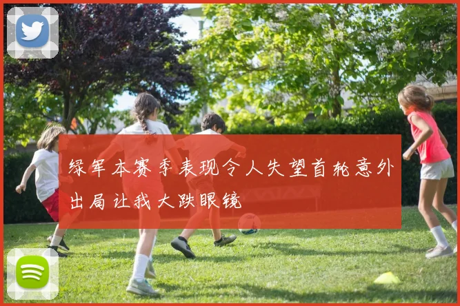 绿军本赛季表现令人失望首轮意外出局让我大跌眼镜